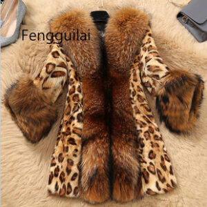 17. AliExpress 2025 AW New Women’s Loose Long-Sleeve Toca Fox-Faux-Fur Jacket