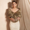 67. Europe-America 2025 AW New Y2K Set – Retro Short Faux-Fur Top + Skirt (Fox-Look)