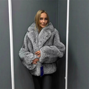 131. Amazon / AliExpress Fur-Factory Wholesale 2025 AW Short Faux-Fur Jacket