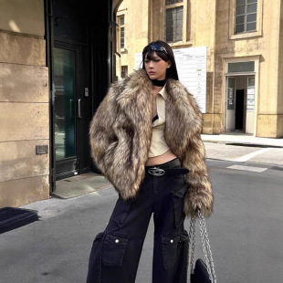 66. Men’s Viking Fur-Collar Cape – LARP Halloween Medieval Warrior Cloak