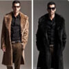 11. 2025 Winter New Parka for Men – Mid-Length with Detachable Imitation Mink Lining