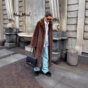 95. AliExpress Short Toca-Style Fox-Faux-Fur Jacket – Streetwear for Women