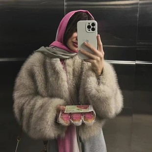 112. Raccoon-Boss Hat with Tail – Kids & Adults Winter Fox-Faux-Fur Rabbit-Ear Cap