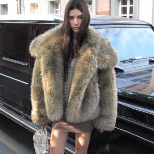 85. Europe-America 2025 Winter Mid-Length Elegant Faux-Fur Coat – Plus-Size for Women