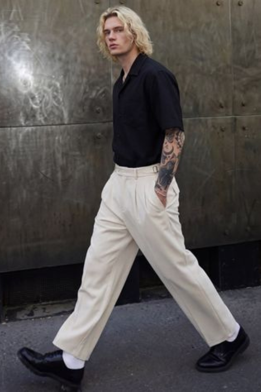 13_e0c01ca2-ca2c-4cbe-b904-88f3e72925c7 Wellington Side-Tab Trousers- Ivory