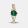 1502841 Graceful Mina Women Quartz Green Dial Analog Stainless Steel Watch 1502841