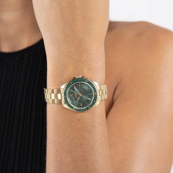 1502849-3 Sage Aqua Women Quartz Green Dial Analog Stainless Steel Watch 1502849