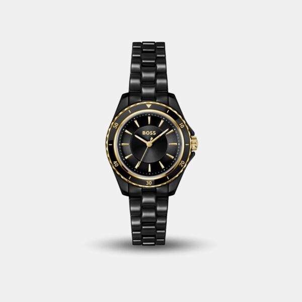 Sage Aqua Men Quartz Black Dial Analog Ceramic Watch 1502851