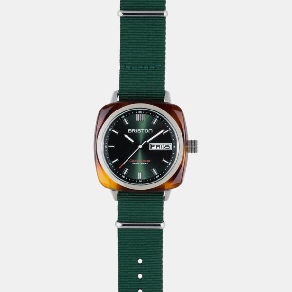 Men Quartz Green Dial Analog NATO Watch 17342.SA.TS.10.NBG