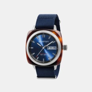 17342.SA_.TS_.9.NNB_ Men Quartz Blue Dial Analog NATO Watch 17342.SA.TS.9.NNB