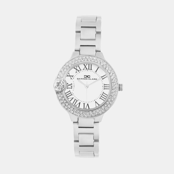 2017A-M0103_1 Women Quartz Silver Dial Analog Metal Watch 2017A-M0103