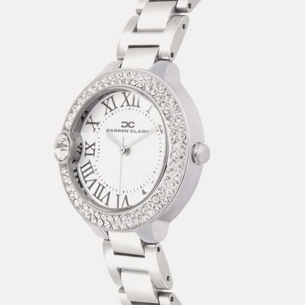 2017A-M0103_2 Women Quartz Silver Dial Analog Metal Watch 2017A-M0103