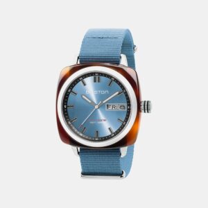 23342.SA_.TS_.25.NIB_ Men Quartz Blue Dial Analog NATO Watch 23342.SA.TS.25.NIB