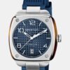 Men Automatic Blue Dial Analog Rubber Watch 23640.S.T.15.RNB