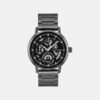 Gauge Men Quartz Black Dial Chronograph Stainless Steel Watch 25200563