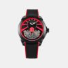 Vortex Men Automatic Red Dial Analog Silicone Watch 257-P11206