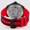 Vortex Men Automatic Red Dial Analog Silicone Watch 257-P11206