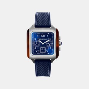 Men Quartz Blue Dial Chronograph Rubber Watch 261838.SA.T.9.FNB