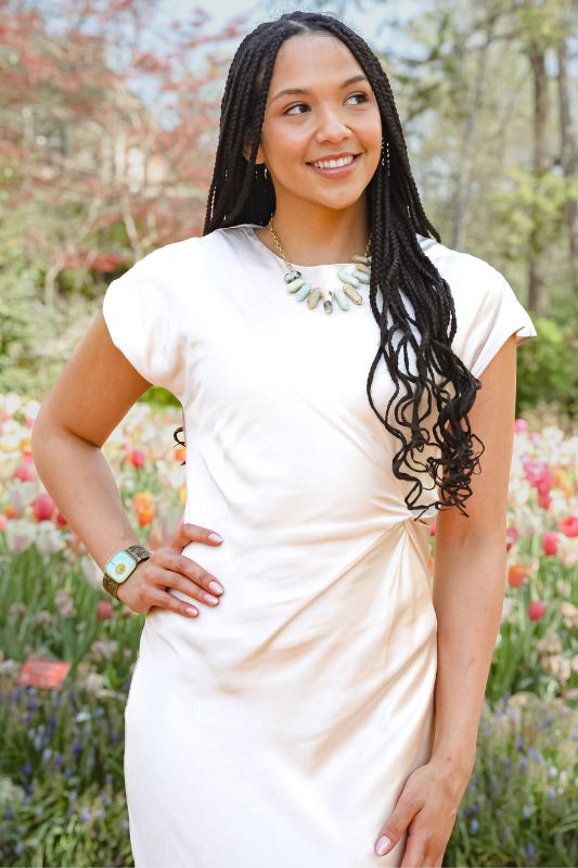 Pearla Satin Maxi Dress