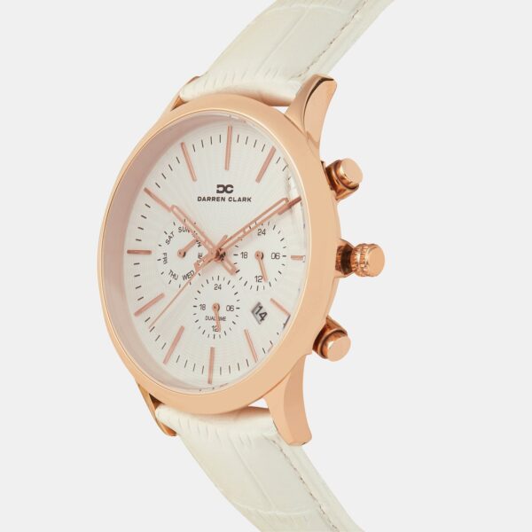 2_cce0fbe1-20f2-477a-a57c-73170d4686ff Men Quartz White Dial Chronograph Leather Watch 1015M-L0302