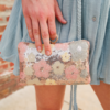 Charlotte Sequins Flower Clutch