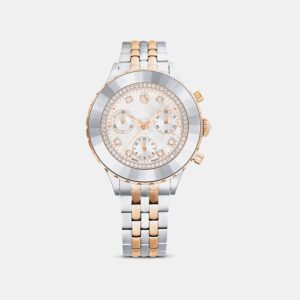 Octea Women Quartz Silver Dial Chronograph Metal Watch 5672937