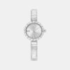 Matrix Women Quartz White Dial Analog Stainless Steel Watch 5677487