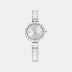 5677487 Matrix Women Quartz White Dial Analog Stainless Steel Watch 5677487