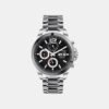 746-M10401 Men Automatic Black Dial Analog Stainless Steel Watch 746-M10401