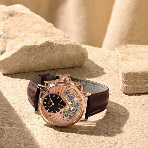 821-L30708-4_jpg Spiral Men Automatic Rose Gold Dial Multi-Function Leather Watch 821-L30708