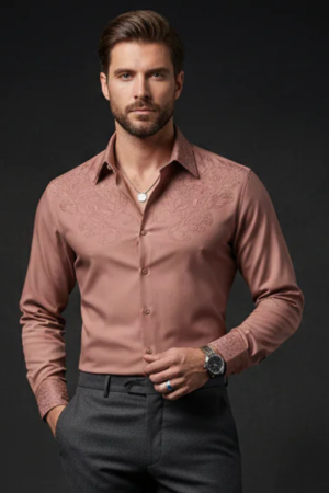 Rose Éclat Emboss Shirt