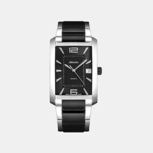 Premiere Men Quartz Black Dial Analog Stainless Steel Watch A1019.Y154Q