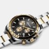 Men Quartz Black Dial Chronograph Stainless Steel Watch A1053.2114CH