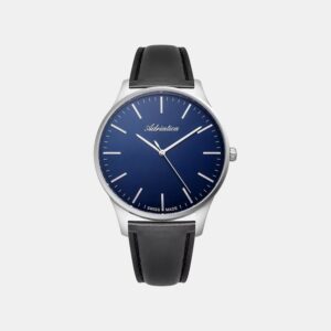 Premiere Men Quartz Blue Dial Analog Leather Watch A1286.5215Q
