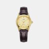 Women Quartz Gold Dial Analog Leather Watch LTP-1094Q-7ARDF A1416