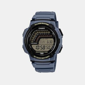 A2533-1 Men Quartz Black Dial Digital Resin Watch A2533