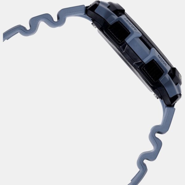 A2533-4 Men Quartz Black Dial Digital Resin Watch A2533