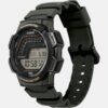 A2534-1 Men Quartz Black Dial Digital Resin Watch A2534