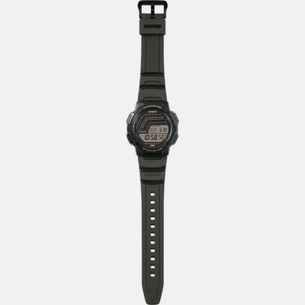 A2534-7 Men Quartz Black Dial Digital Resin Watch A2534