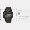 A2534-8 Men Quartz Black Dial Digital Resin Watch A2534