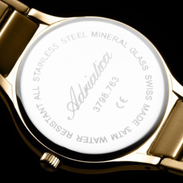 Essence Women Quartz Silver Dial Analog Stainless Steel Watch A3798.1173Q