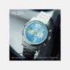 Signa Men Quartz Blue Dial Chronograph Stainless Steel Watch A4B011X1