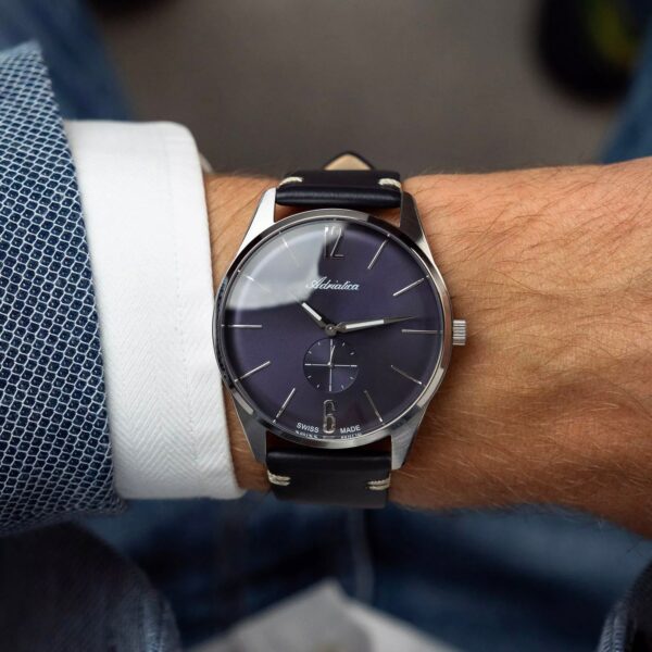 A8264.5255XLQ-2 Premiere Men Quartz Blue Dial Analog Leather Watch A8264.5255XLQ