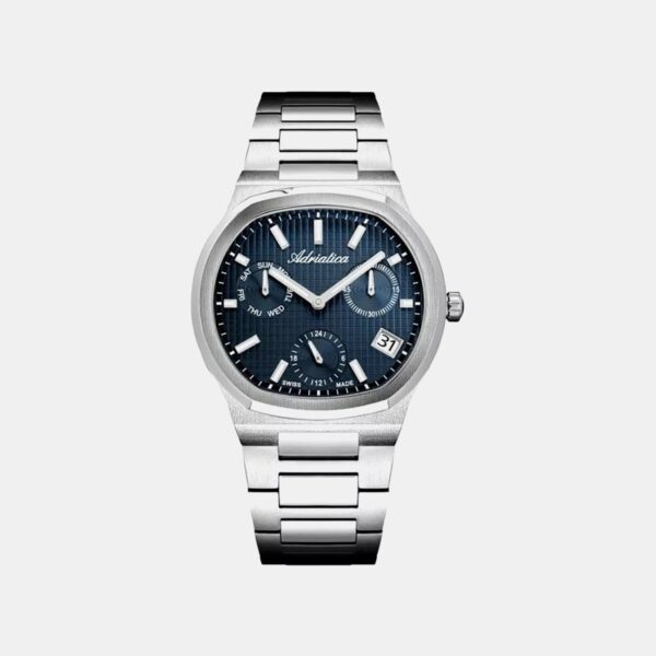 A8349.5115QF Men Quartz Blue Dial Analog Stainless Steel Watch A8349.5115QF