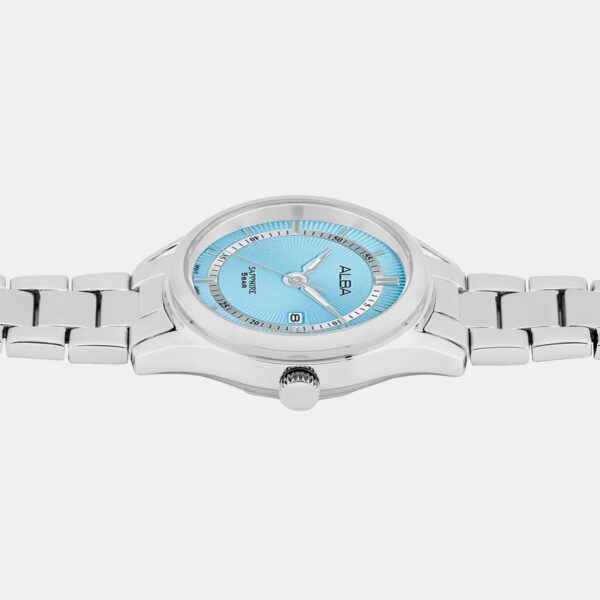 Prestige Women Quartz Light Blue Dial Analog Stainless Steel Watch AH7BQ9X1