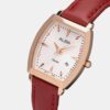 Fashion Women Quartz White Dial Analog Leather Watch AH7CT2X1