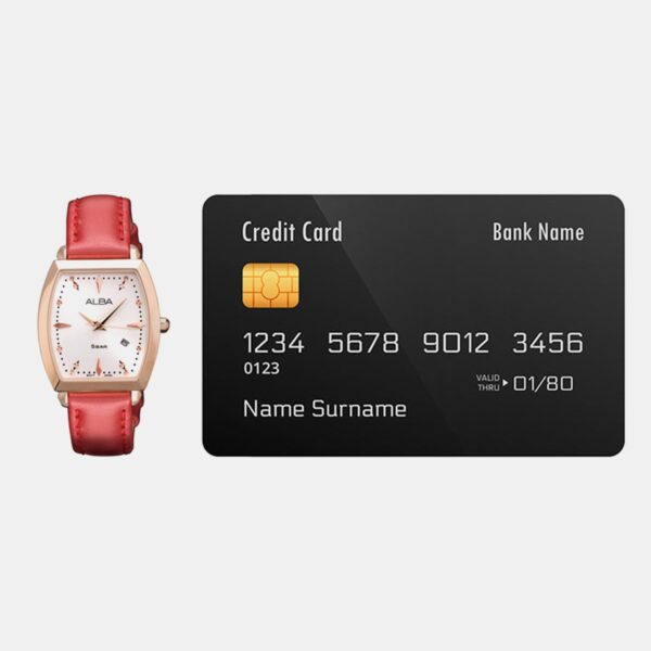 Fashion Women Quartz White Dial Analog Leather Watch AH7CT2X1