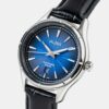 Women Quartz Blue Dial Analog Leather Watch AH7CZ1X1