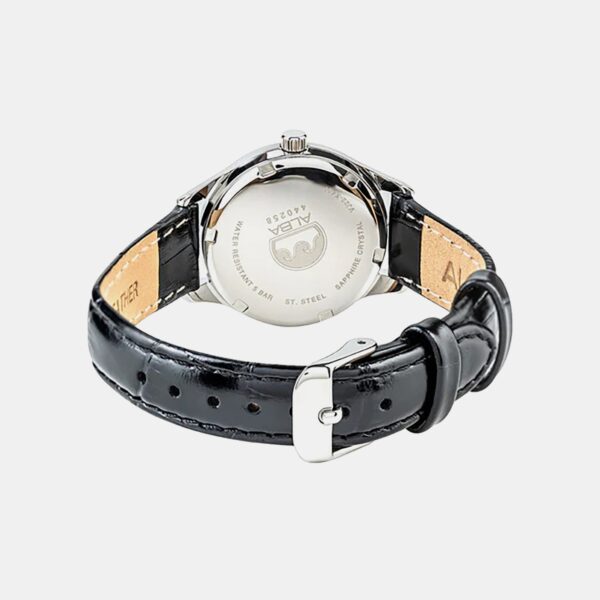 Women Quartz Blue Dial Analog Leather Watch AH7CZ1X1