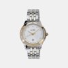Fashion Women Quartz Silver Dial Analog Stainless Steel Watch AH7EM4X1